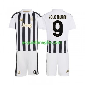 Divisa di Calcio Juventus Randal Kolo Muani 9 Bambino Prima 2026/2027